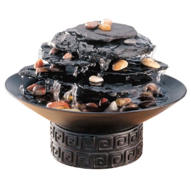 homedics wfrock rock garden tabletop fountain