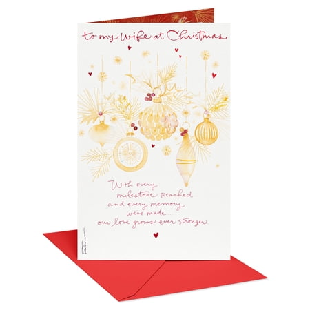 American Greetings Christmas Card for Wife (I Love You and the Life We Share)