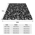 thumbnail image 3 of Vsdgher Skeletons Dancing Ultra-Soft Micro flannel Blanket Throw Blankets for Couch Sofa, Bed (4 sizes)-40"x30", 3 of 7