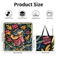 thumbnail image 2 of Cute Witch Frog Outdoor Picnic Blanket, Foldable Waterproof Beach Mat, Portable Beach Blanket for Beach Camping, Hiking, Family Concerts, 2 of 7