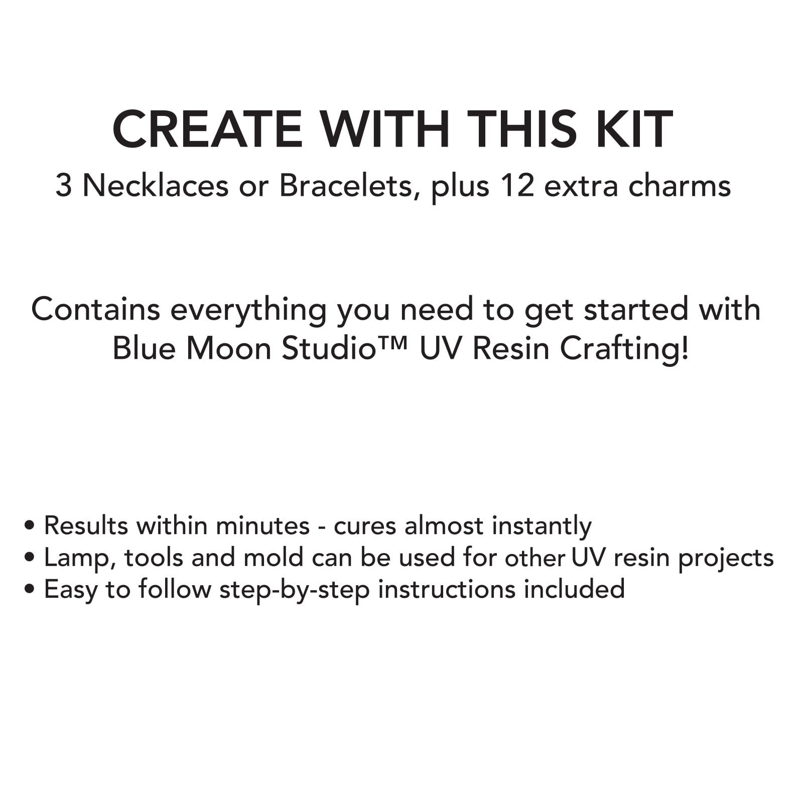 Blue Moon Studio UV Resin Craft Deluxe Starter Kit