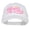 White, variant on Bride To Be Embroidered Washed Ball Cap - Fuchsia OSFM