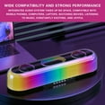 thumbnail image 2 of Kabnic Outdoor Bluetooth Speaker 2023 Colorful Lighting Bluetooth Speaker Quality Multifunctional Volume Subwoofer Bluetooth Audio, 2 of 9