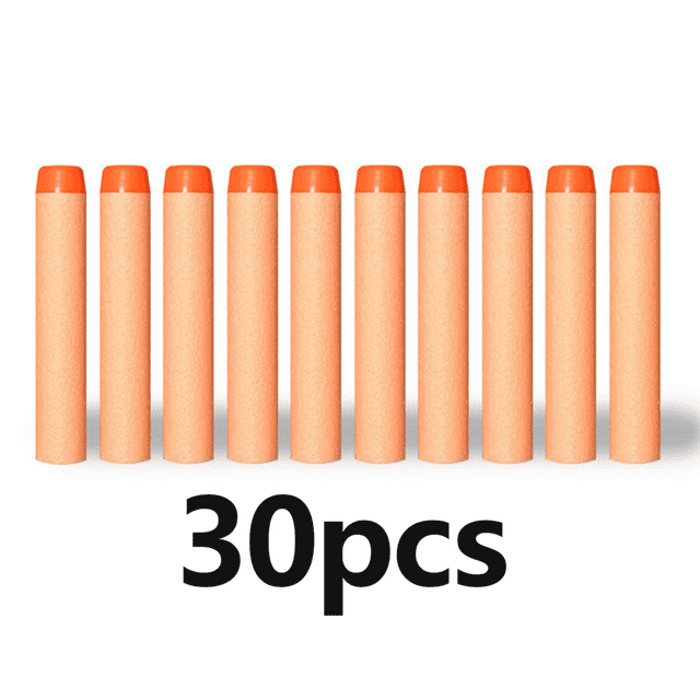 POINTERTECK 300Pcs Bullets for Nerf Environmentally Safe Refill Darts for Nerf Guns Innovative Dart Accessories Colorful EVA Toy Guns Yellow