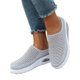thumbnail image 6 of Diabetic Shoes for Women,Orthopedic Slip-On Walking Shoes with Air Cushion，Comfort Slip On Shoes with Arch Support, Breathable Knit Upper, 6 of 6