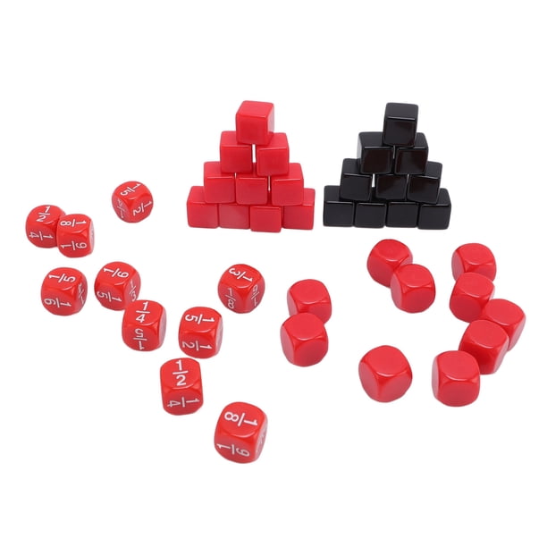Conjunto de Dados, PlásTico Portátil de 16 mm Dados Set de 6 Lados para Juegos