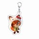 thumbnail image 1 of Cute Zootopia Judy Nickelodeon Acrylic Backpack Keychain/Couple Gift Charm, 1 of 4