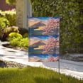 thumbnail image 4 of Easygdp Cherry Blossoms Garden Flag Yard Flag Welcome Flag, Double-Sided, Weather Resistant for Outdoor Decor - 12.5"x18", 4 of 9