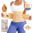thumbnail image 1 of Cinturón abdominal de doble capa resistente y presurizado, deportivo, para posparto, moldeador de cintura ceñido, moldeador de abdomen, sellador de cintura, 1 of 1