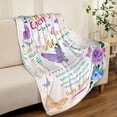 thumbnail image 3 of LHSHID Happy Birthday Blanket Birthday Gifts for Women Happy Birthday to You Soft Throw Blanket Happy Birthday Gifts for Women Women Girl Birthday Gift Ideas Womens Birthday Gifts Size 60x80in, 3 of 6