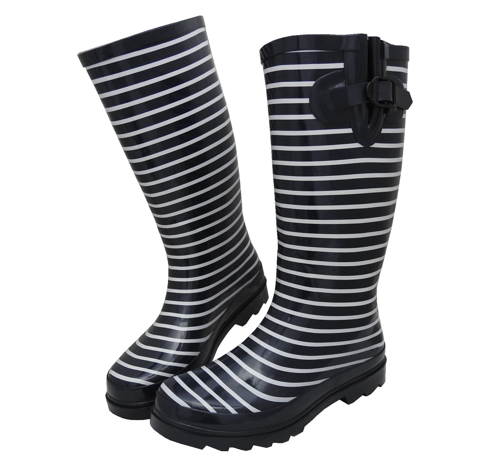 starbay brand women's rubber rain boots