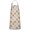 Beige Highland Cow, variant on Colorful Highland Cow Bathtub Pattern Apron-Garden Aprons for Women with Pockets-Cotton Linen Waterproof Kitchen Cooking Gardening Aprons Adjustable for Kitchen,Cooking,BBQ and Salon 33x27 Inch