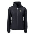 thumbnail image 2 of Women's Cutter & Buck Black New Orleans Saints Helmet Charter Eco Recycled Full-Zip Jacket, 2 of 3