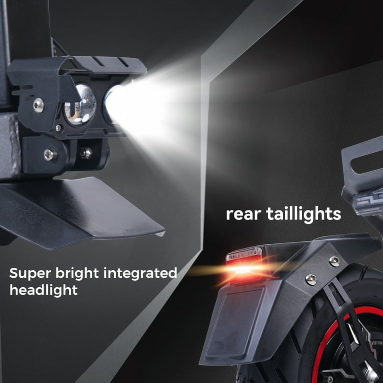 Powerful Electric Scooter for Adult, Dual Motor 3000W*2 , 11'' Off-road Tires, Max Speed 50mph, 50miles Range, Dual Hydraulic Disc Brake, Foldable eScooter
