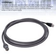 thumbnail image 3 of Cable Mini, Replacement Cable 1200Mbps, Rectangular Satellite Cable, Extension Cable,  Ethernet Cable for Outdoor Indoor, 3 of 7