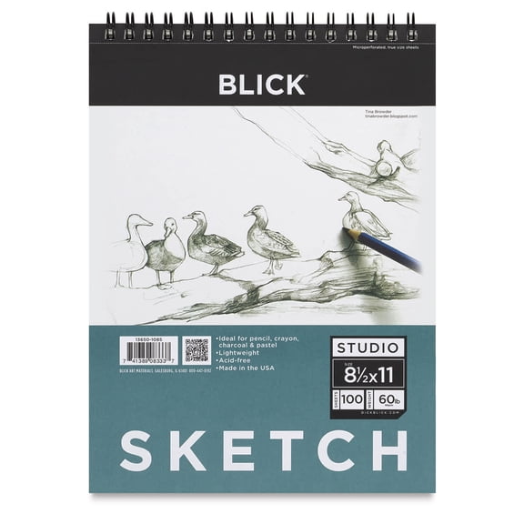 Blick Studio Sketch Pad - 8-1/2" x 11", 100 Sheets