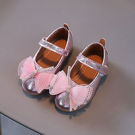 

Cathalem Sweater Top Boots for Girls Summer And Autumn Fashion Girls Casual Shoes Solid Color Rhinestones Bow Commander Boot Shoes Pink 2 Years