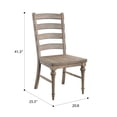 thumbnail image 5 of Newboti Furniture Ludin Taupe Ladderback Dining Chairs, Set of 2 85039, 5 of 5