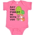 thumbnail image 3 of Inktastic May the Forest Be with You Cute Fox and Trees Boys or Girls Baby Bodysuit, 3 of 5