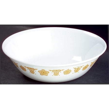 Vintage Corning Corelle Butterfly Gold Coupe Cereal/Soup Bowl - set of 4