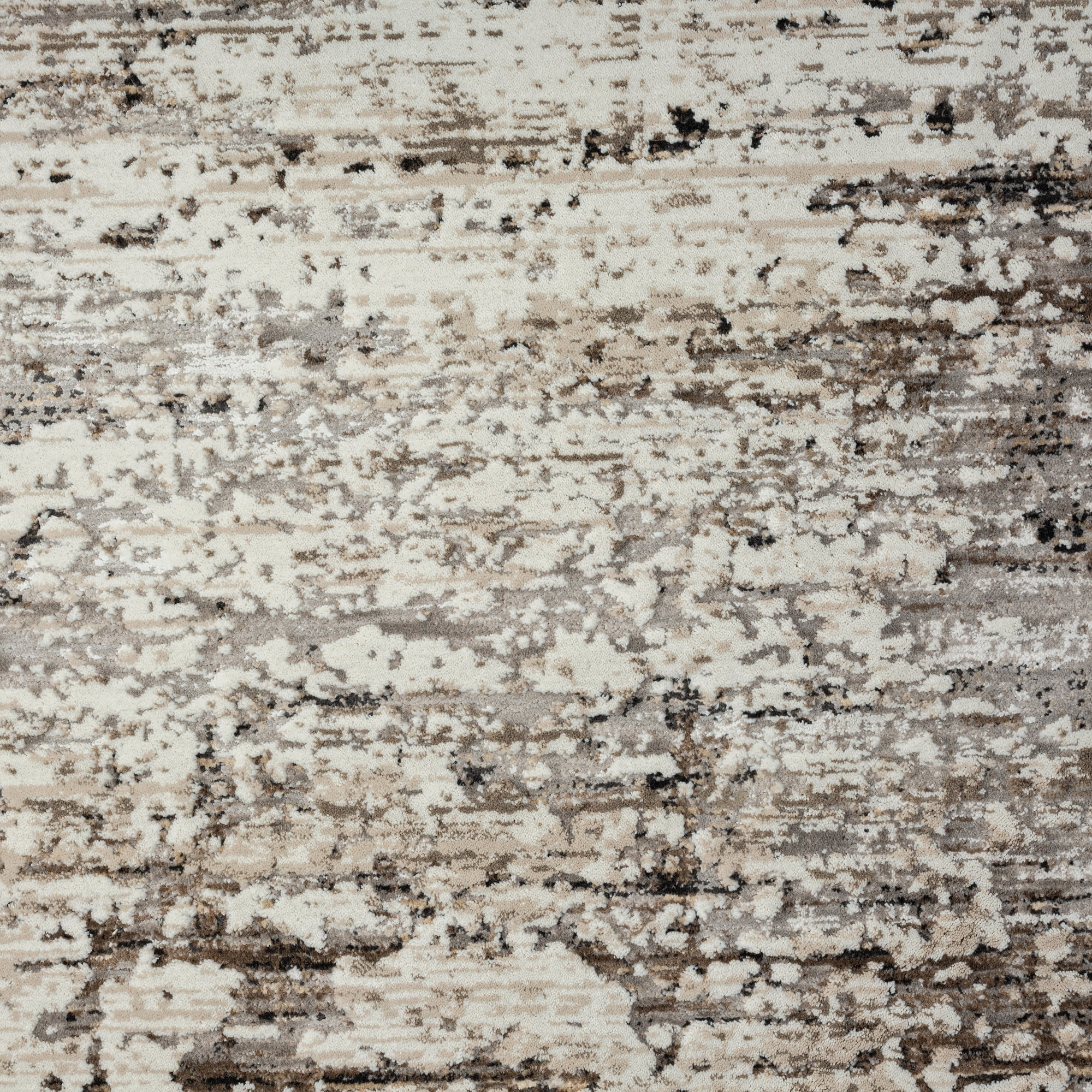 Ox Bay Claire Abstract Transitional Performance Polyester Indoor Runner Rug, Dark Gray, 2' x 10'