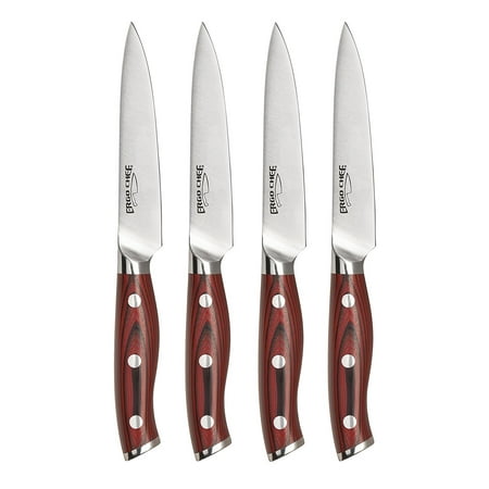 

Ergo Chef Crimson Series G10 Steak Knife Set of 4