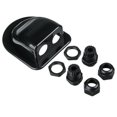 thumbnail image 5 of ALLTIMES Roof Cable Entry Gland Solar Panel Double Cable Gland Box for RV Camper Van, ABS Black Oval, 5 of 7