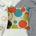 thumbnail image 2 of Creowell  Throw Pillow Cover Colorful 1950S Retro Abstract Mid Century 1960S Modern Decorative Pillow Case Home Decor Square Pillowcase, 2 of 5
