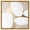 Gold Frame, variant on Stacked Stones III Canvas Boho Abstract Art by Art Remedy, White Frame, 40 x 40