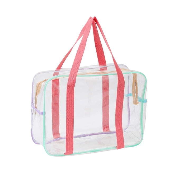 Bolso Verano playa PVC transparente gran capacidad Bolso estudiante misceláneas Bolso de almacenamiento