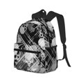 thumbnail image 2 of Lsque Seamless Pattern With Skulls Classic Casual Backpack - Large Capacity Water-Resistant Backpack for School, Work, Travel, and Outdoor Activities, 2 of 8