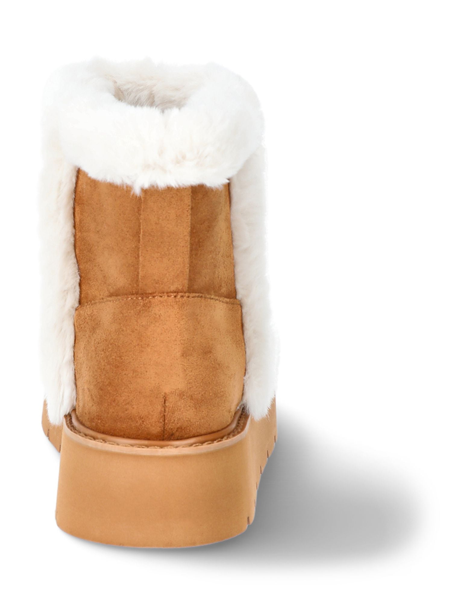 Time and Tru Women's Platform Mini Cozy Boots