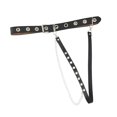thumbnail image 4 of Cadena de cintura Zulema Punk para mujer PU cuero ligero, 4 of 8