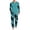 Turquoise, variant on Halloween Pajama Mens Pajama Sets Warm Color Ghost Pumpkin Print Pjs Sets 2 Piece Loungewear Sleepwear