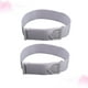 thumbnail image 4 of 2 brazaletes para camisa, no ajustables, unisex, para hombre y mujer (blanco), 4 of 5