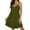 c01Green, variant on LNWUY Women Fashion Summer Spaghetti Strap Button Down V Neck Sleeveless Causal Beach Cover Up Dress with Pockets Green XXL