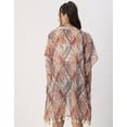thumbnail image 4 of Moomaya Kimono Sleeves V Neck Regular Shrug - Women's Casual Printed Shrug, 4 of 9