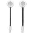 thumbnail image 1 of Kitchen Hood Lights Range Hood Light Housing Compact Metal Glass Round Design For Range Hoods Under Cabinet 2Set, 1 of 5