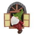 thumbnail image 1 of Billuyoard Estatua de árbol enano de resina, elfo fuera de la ventana, árbol, abrazador, ventana de jardín, gnomo trepador para árbol, patio, jardín, Artesanía Billuyoard HA019440-00, 1 of 1