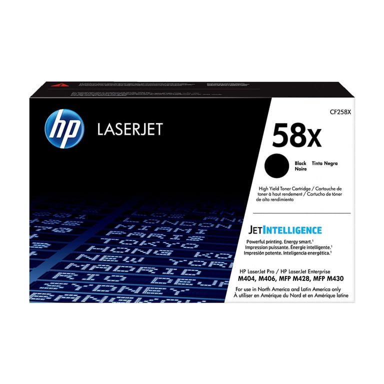 HP 58X High-Yield Black LaserJet Toner, CF258X Original Cartridge