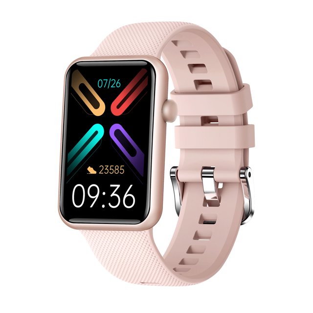 Pulsera inteligente Irfora Smart Band Fitness Tracker Pulsera Deporte Reloj inteligente Termómetro de muñeca Ritmo cardíaco Monitoreo del sueño Pulsera IPS Pantalla táctil IP67 Información a prueba de Irfora Pulsera inteligente