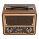 thumbnail image 2 of 110/220V ajustable FM/AM/SW Radio portátil de madera inalámbrico Bluetooth altavoz recargable enchufe de la UE, 2 of 5