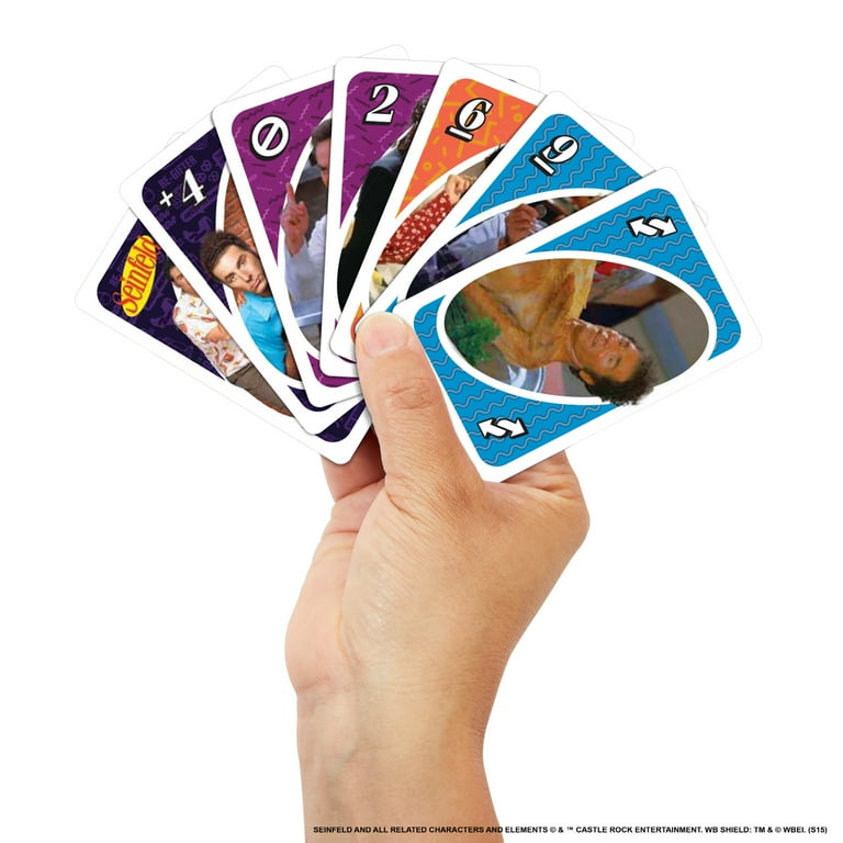 UNO Seinfeld Card Game for Kids, Adults & Family Night with