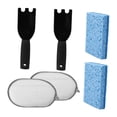 thumbnail image 3 of Juego de accesorios de esponjas para limpieza de parrillas, herramienta de limpieza eficiente de doble , almohadilla de fregado para utensilios de, 3 of 8