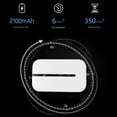 thumbnail image 3 of 2X Enrutador WiFi de Bolsillo PortáTil 4G MóDem WiFi de 150 Mbps Punto de Acceso InaláMbrico Wifi MóVil para Coche con Ranura para Tarjeta Sim WiFi PortáTil, 3 of 5