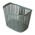 thumbnail image 1 of koolsoo Plastic Bike Basket Easy Install Commuting Bike Accessories Handlebar Basket Gray, 1 of 9