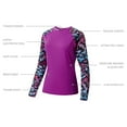 thumbnail image 5 of BASSDASH Women’s UPF 50+ UV Sun Protection T-Shirt Long Sleeve Fishing Hiking Performance Shirts, 5 of 8