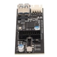 thumbnail image 3 of Tarjeta De Expansión USB3.0 A 19PIN, USB3.2 Gen1 A 19PIN Tipo E Tarjeta Adaptadora Plug And Play Material PCB 5Gbps Práctico Para Computadora, 3 of 7