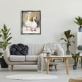 thumbnail image 3 of Stupell Industries Two White Ducks in Snow Animals & Insects Painting Gray Floater Framed Canvas Art Print Wall Art, 25 x 31, 3 of 10
