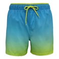 thumbnail image 1 of Traje de Baño Ocean Pacific Talla M Sustentable con Stretch Diseño Degradado Azul a Verde, 1 of 4